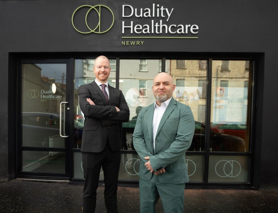 Duality Healthcare founders John McEvoy and Dr Declan Morgan