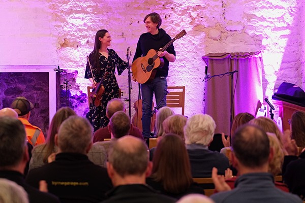 Zoe Conway and John McIntyre performed at Newry and Mourne Museum as part of Newry Arts Festival.