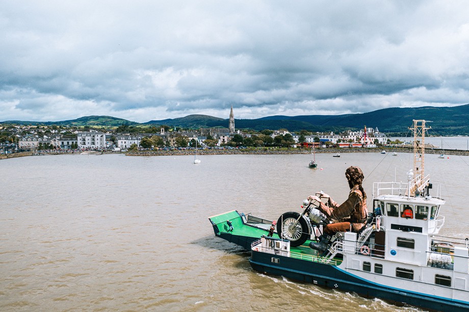 Fionn makes his way across Carlingford Lough to Warrenpoint.