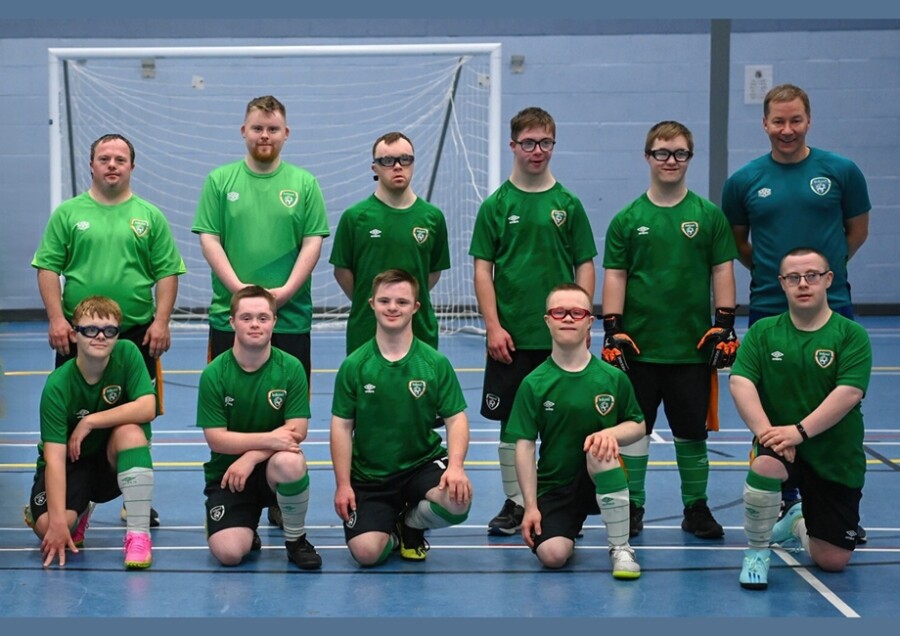 The Ireland Futsal team.