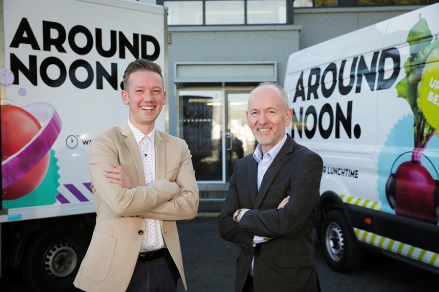Gareth Chamber, left pictured with company Chairman, Howard Farquhar.