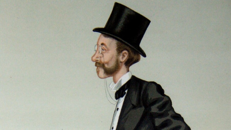 Vanity Fair caricature of Francis Charles, Lord Newry, published in 1876. Lord Newry was a talented amateur actor and musician as well as being a successful theatre owner. As an entertaining raconteur, he was a popular guest at society dinner parties. Newry and Mourne Museum Collection