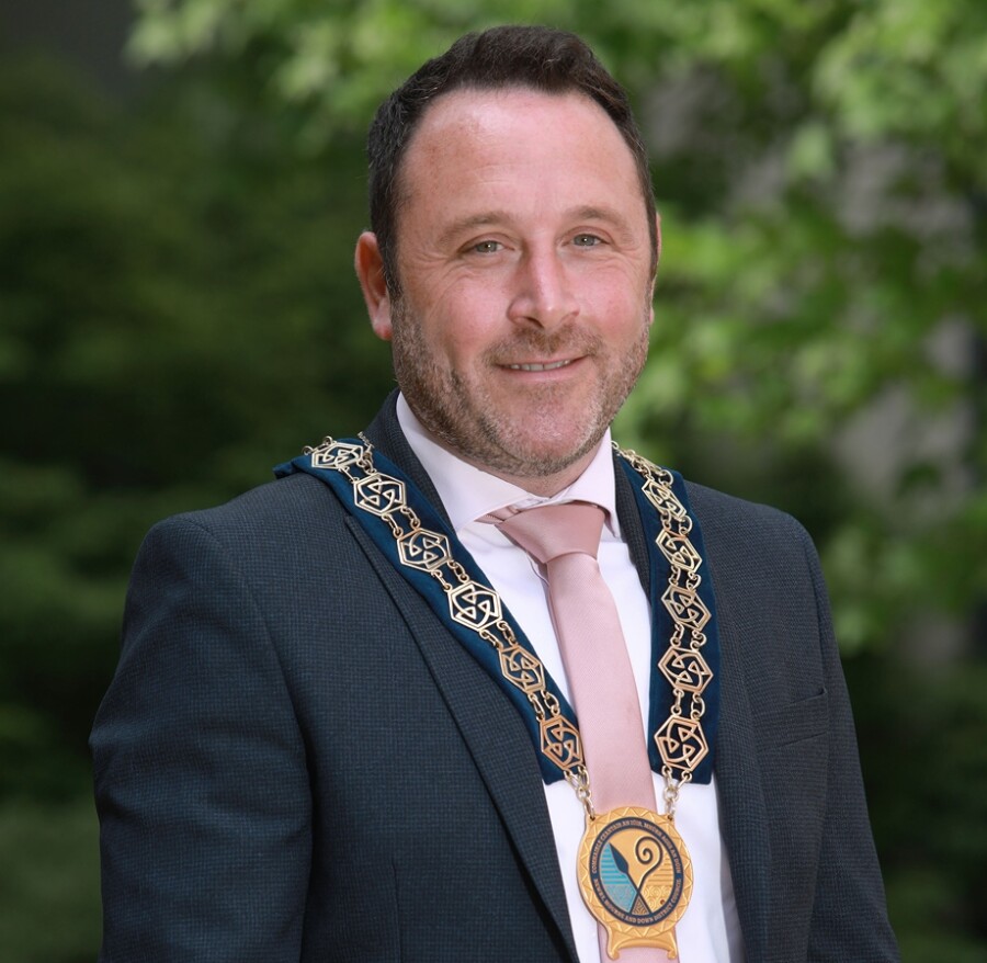 Cllr Pete Byrne, Chairperson Newry, Mourne and Down District Council.