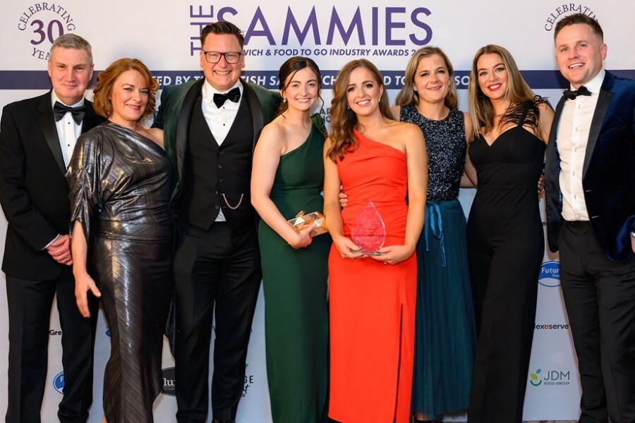 The DELI LITES team at The Sammies awards.