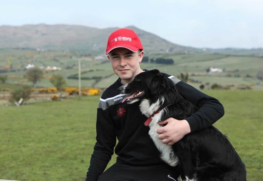 The Air Ambulance's first patient Conor McMullan