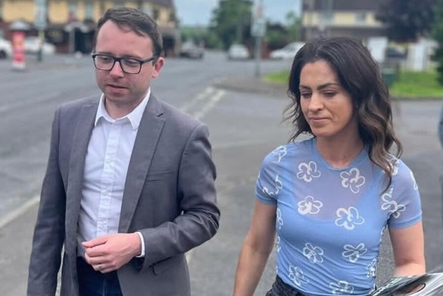 Daire Hughes MP and Cllr Aoife Finnegan.
