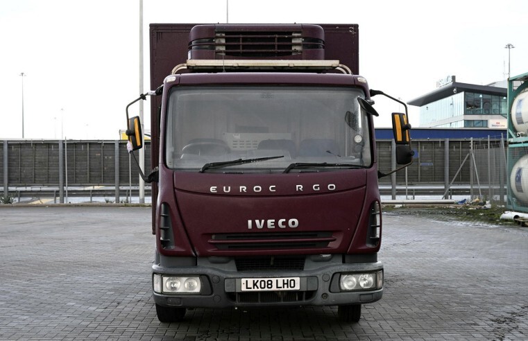 The lorry containing the suspected drugs.