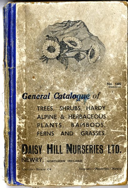 A 1950s catalogue from Daisy Hill Nurseries. The catalogues were famous throughout the world and were instrumental in seeing the nursery through its financial difficulties. Newry and Mourne Museum Collection