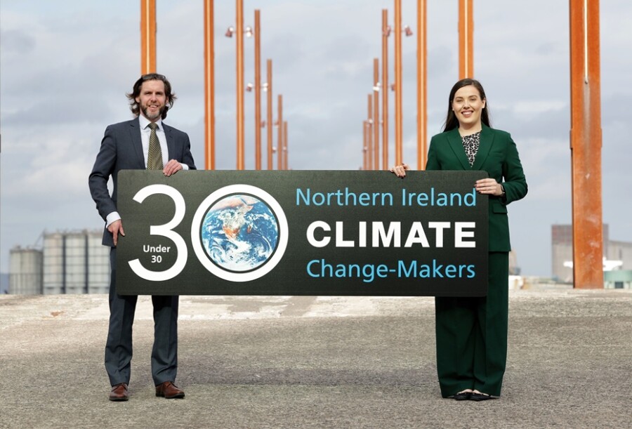 Kevin Kelly of Podiem and Jenna Potter, 30U30 Programme Manager