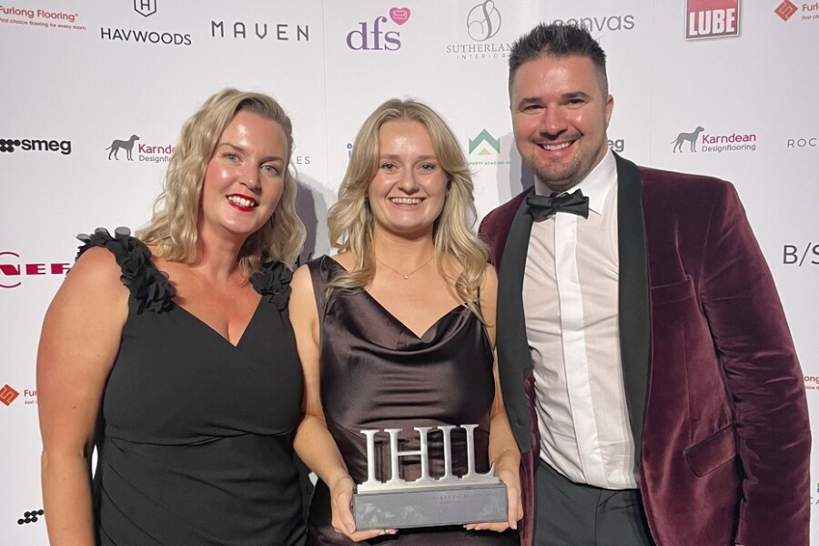 Kukoon staff members with their award.
