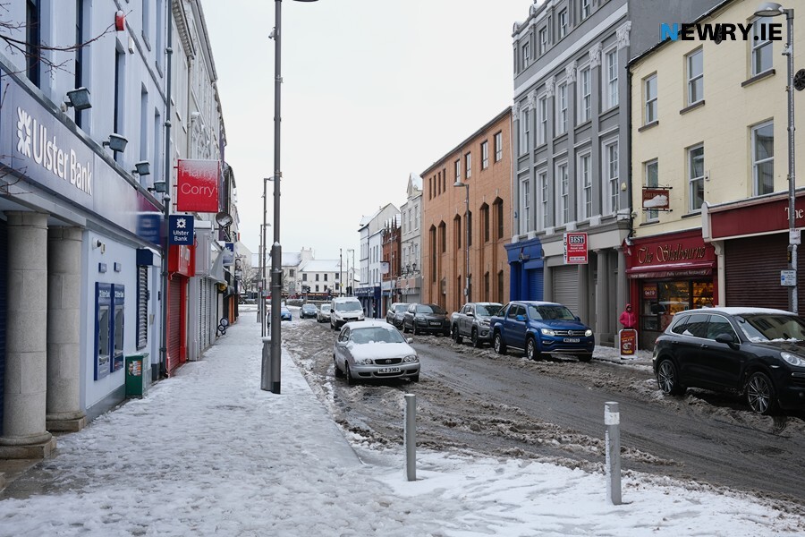 Now lying on Hill Street, Newry. Photograph: Columba O'Hare/ Newry.ie 