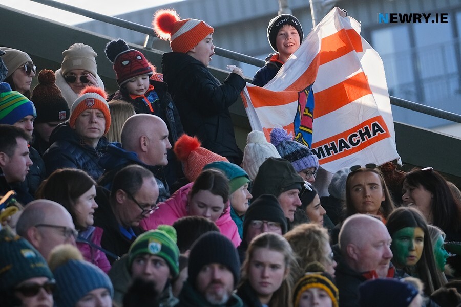 Young Armagh fans at Killarney in February. Photograph: Columba O'Hare/ Newry.ie 