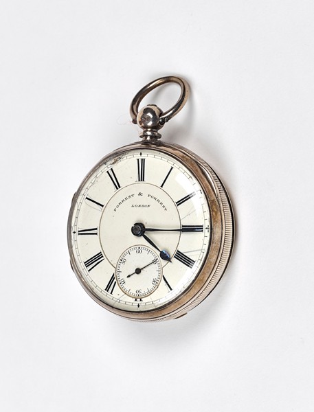 Fob watch owned by George Walker, the signalman at Warrenpoint Railway Station. Newry and Mourne Museum Collection