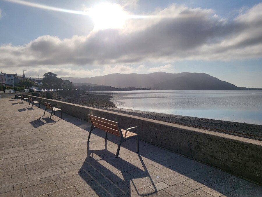 The beautiful Warrenpoint shorefront.