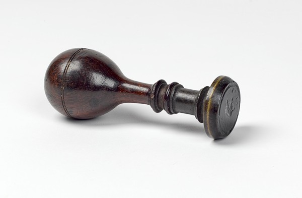 Seal used on letters and official documents in Kilkeel Workhouse. Newry and Mourne Museum Collection