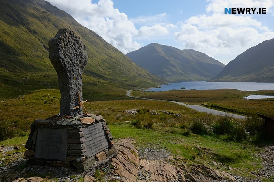 A famine memorial cross at Doo Lough in County Mayo. Photograph: Columba O'Hare/ Newry.ie 