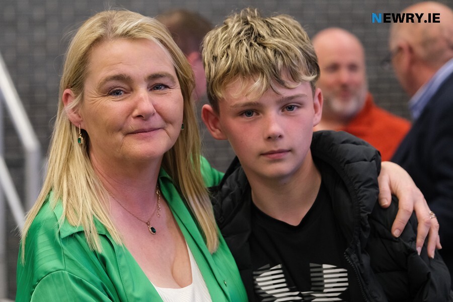 Sinn Féin candidate Kate Murphy was elected to Crotlieve after count 10. Photograph: Columba O'Hare/ Newry.ie 