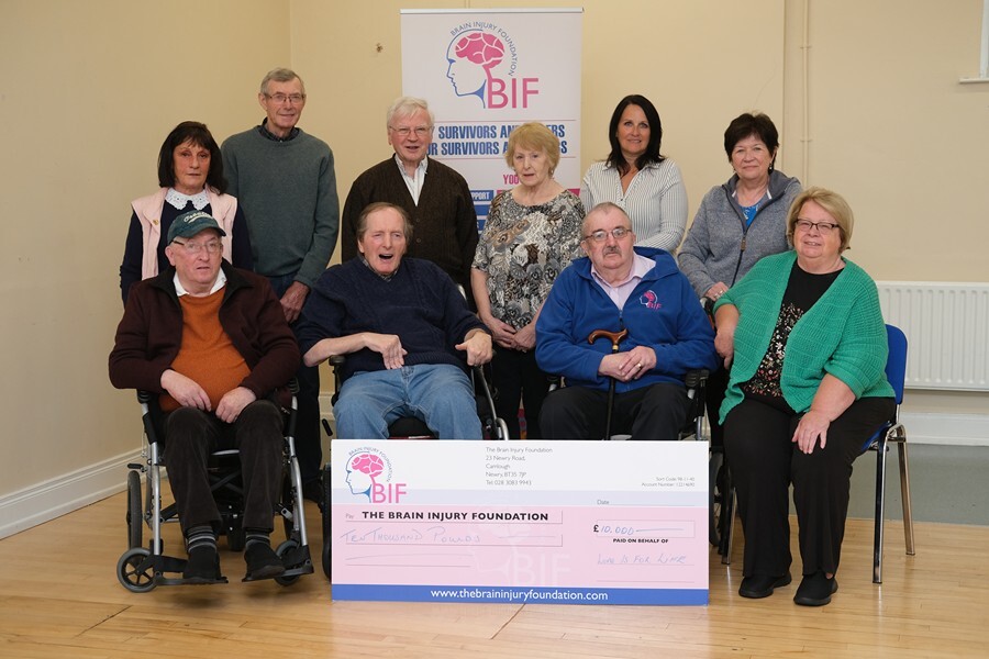 A Brain Injury Foundation presentation in 2022. Photograph: Columba O'Hare/ Newry.ie 