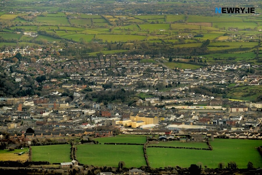 The view of Newry from Camlough Mountain. Photograph: Columba O'Hare/ Newry.ie 