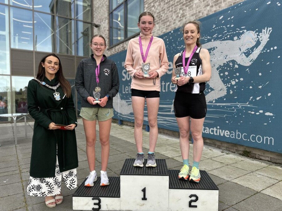 Megan Barnet won the Craigavon Lakes 5K.