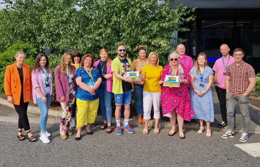 MJM staff bring a bit of colour to June as part of pride celebrations.