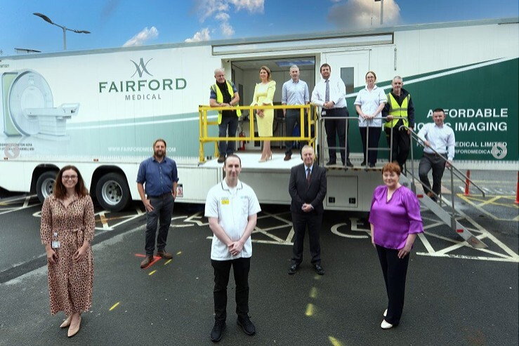 The new MRI Scanner at Daisy Hill Hospital.