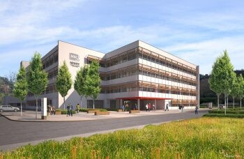 An artists impression of the new health hub. 
