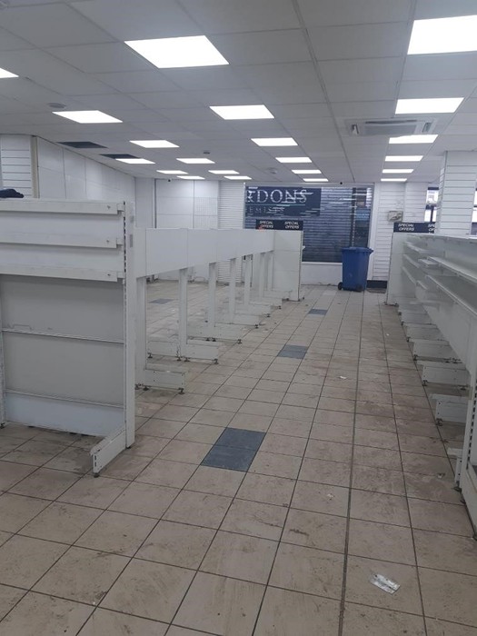 The entire store had to be cleared.