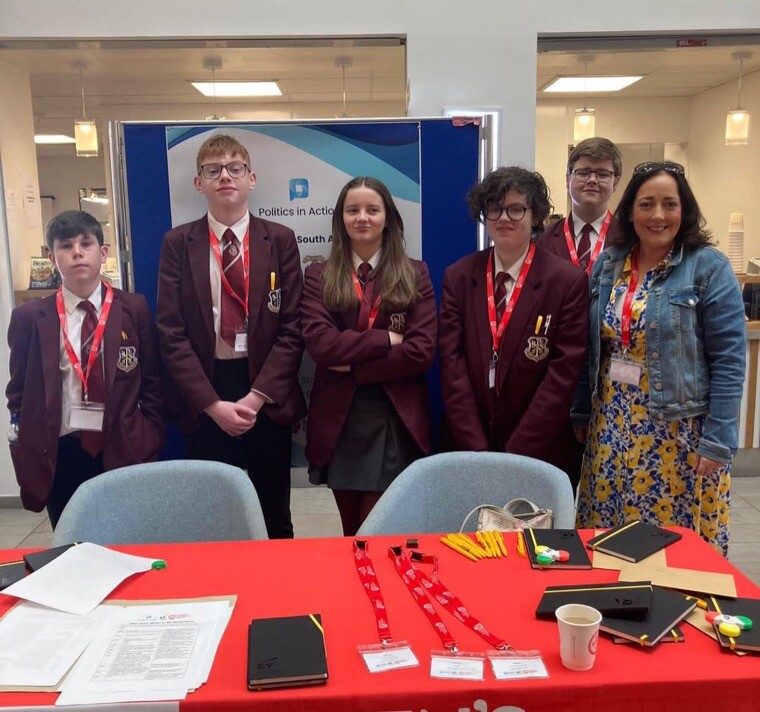 St Paul's Year 11 pupils at Queens