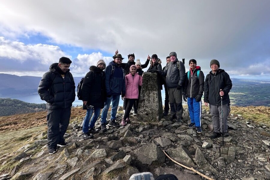 Some of the new Southern Trust Doctors on a hike in the Mournes.
