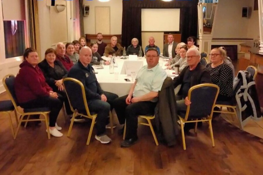 The SOS Daisy Hill group at a recent meeting.