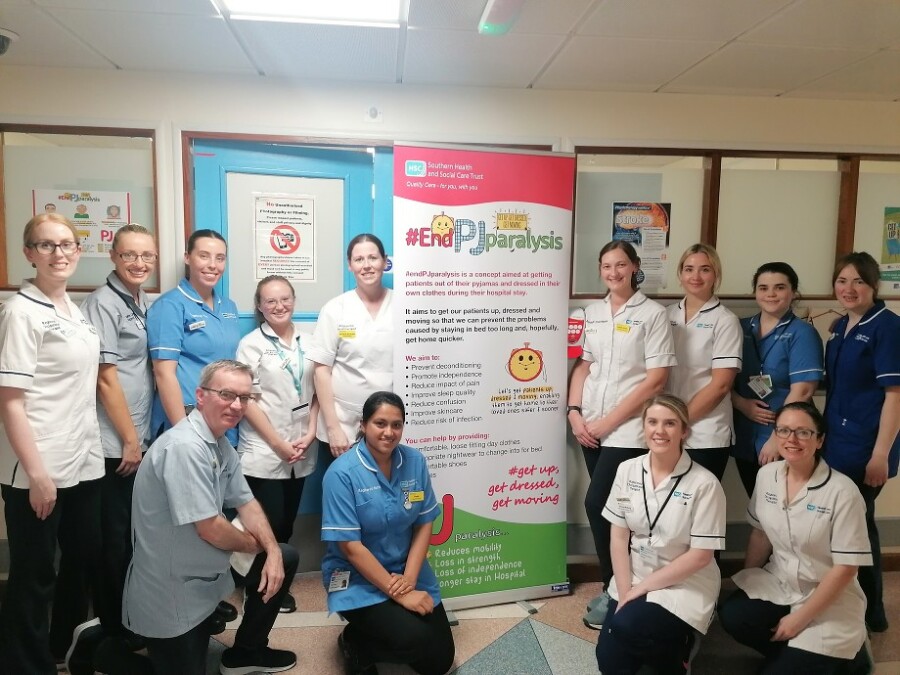 Members of Daisy Hill Hospital stroke rehab Multidisciplinary Team