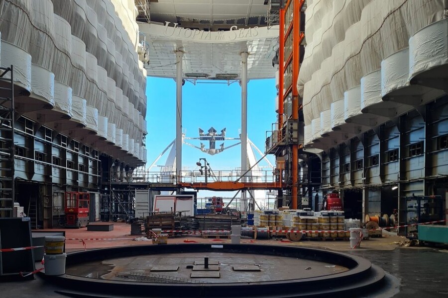 Utopia of the Seas is just one project currently being carried out by MJM Marine. 