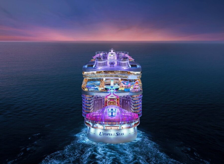 The Utopia of the Seas. Photograph: Royal Caribbean