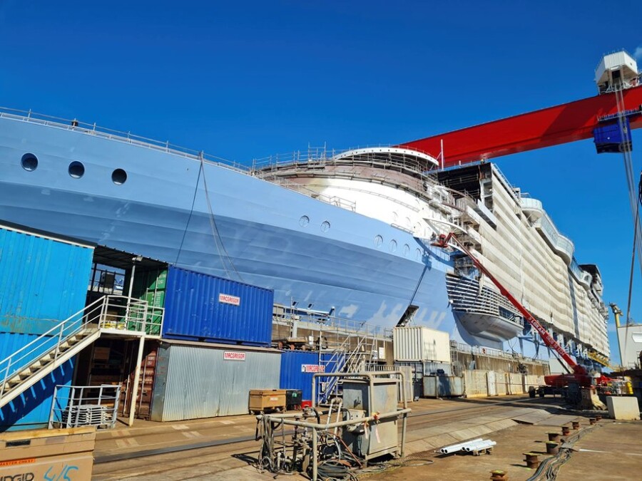 Royal Carribean's Utopia of the Seas is just one of the major project that MJM Marine are working on at present.