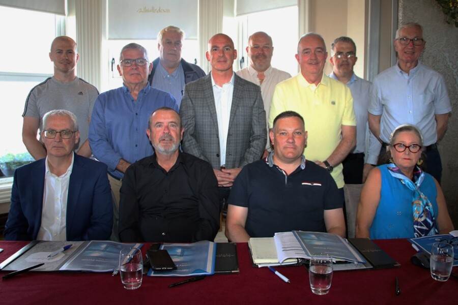 The WHA Community Forum. Pictured front from left: K Grant (WHA), Councillor J Brennan, M Murtagh (WHA) and F Mc Kinley (Resident). Back from left: J Mc Kevitt (Business Owner), G Byrne (Resident), Councillor Glynn Hanna, G Treanor (St Marks High School), S Grant (Resident), T Rodgers (WHA), C Rodgers (Saica) and G Gray (Resident)