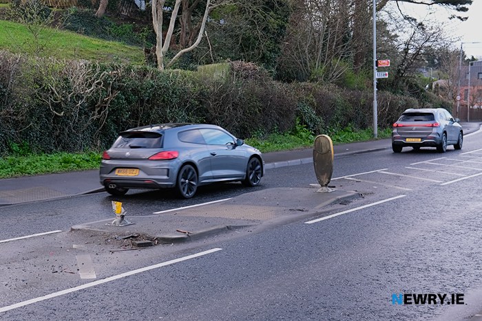 A crossing point on the Belfast Road. 