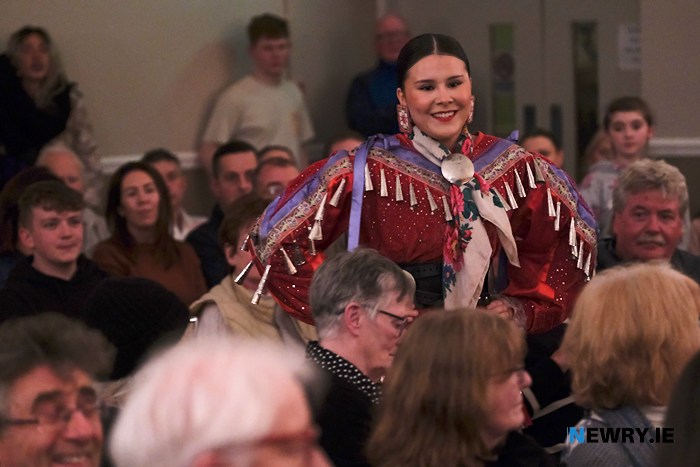 Dancing around Lislea Hall. Photograph: Columba O'Hare/ Newry.ie 