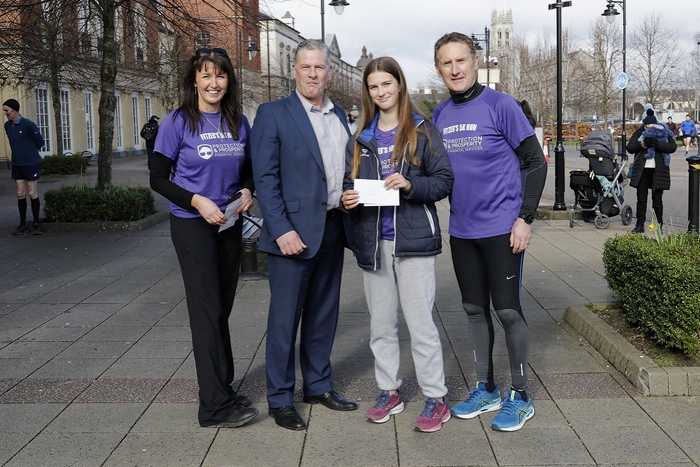 Brianna Gregg the first junior home in Fitzers 5k.