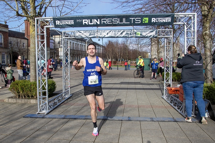 Newry AC’s Mark Malone came second in the Fitzers 5k in Dundalk.