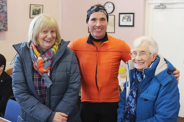 Visitors to Jerrettspass for the Newry Show Big Breakfast.
