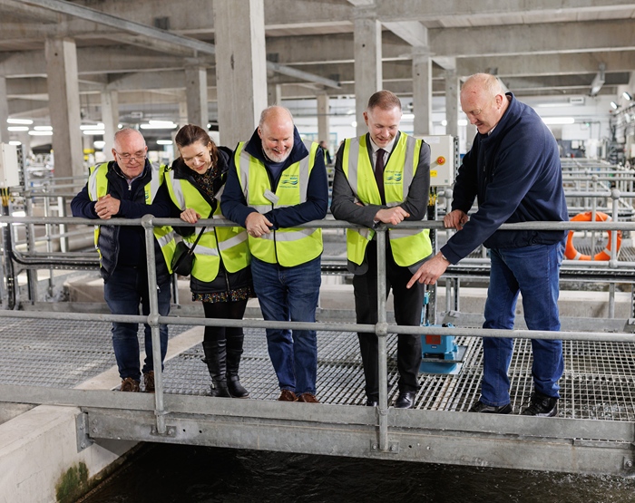 Local political representatives pictured during the NI Water’s Fofanny Water Treatment Works Open Day.