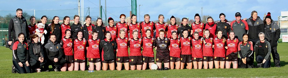 The Down Senior Ladies squad. Photograph: Gareth Carville