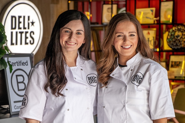  Kirsty Beck and Kirsty Fitzpatrick who represented DELI LITES at the Sammies.