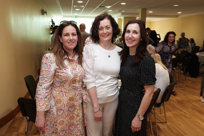 Siobhan O'Hare, Carmel Smith and Olive McConville from Newry at the Afternoon Tea.
 