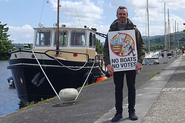 Brian Trainor, No Boats No Votes campaign