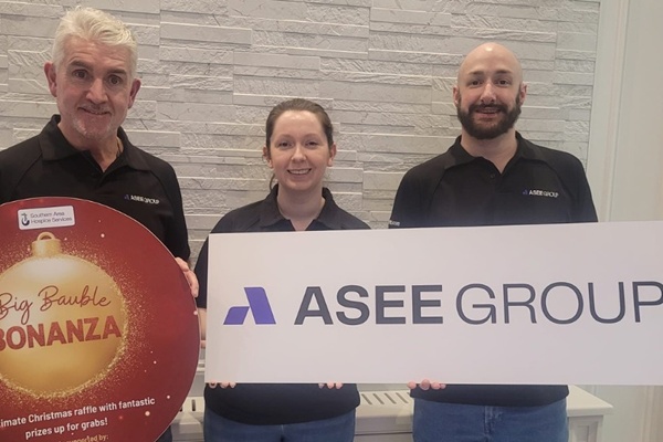 Aidan Strain Electrical Engineering are sponsoring the Hospice Big Bauble Draw once again.