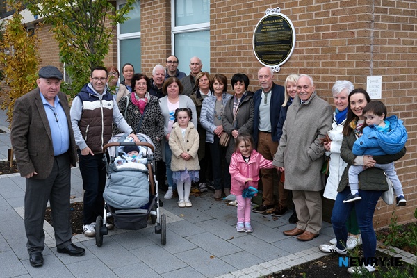 Visitors to Daisy Hill Hospital for the unveiling of the plaque to remember the female orphans of Newry Workhouse who were transported to Australia. Photograph: Columba O'Hare/ Newry.ie  