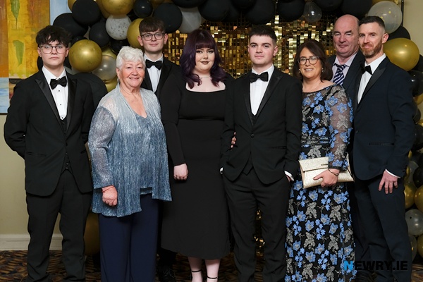 Shea Griffin with family and friends.