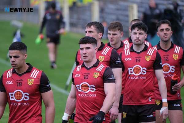 Down take on Laois in the Tailteann Cup Final. Photograph: Columba O'Hare/ Newry.ie 